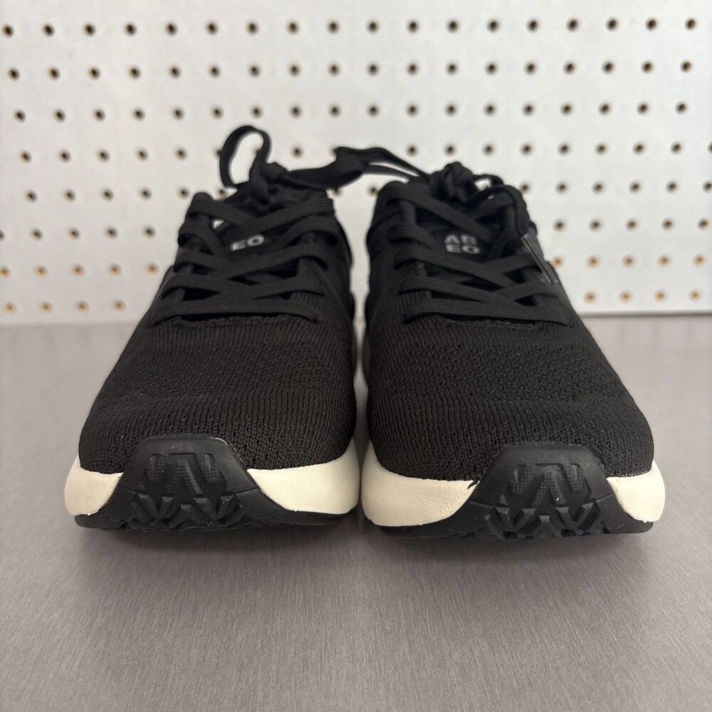 Abeo MXV Shift Shoes Womens Size 5 Black White Knit All Day Comfort Sneakers - Picture 4 of 16